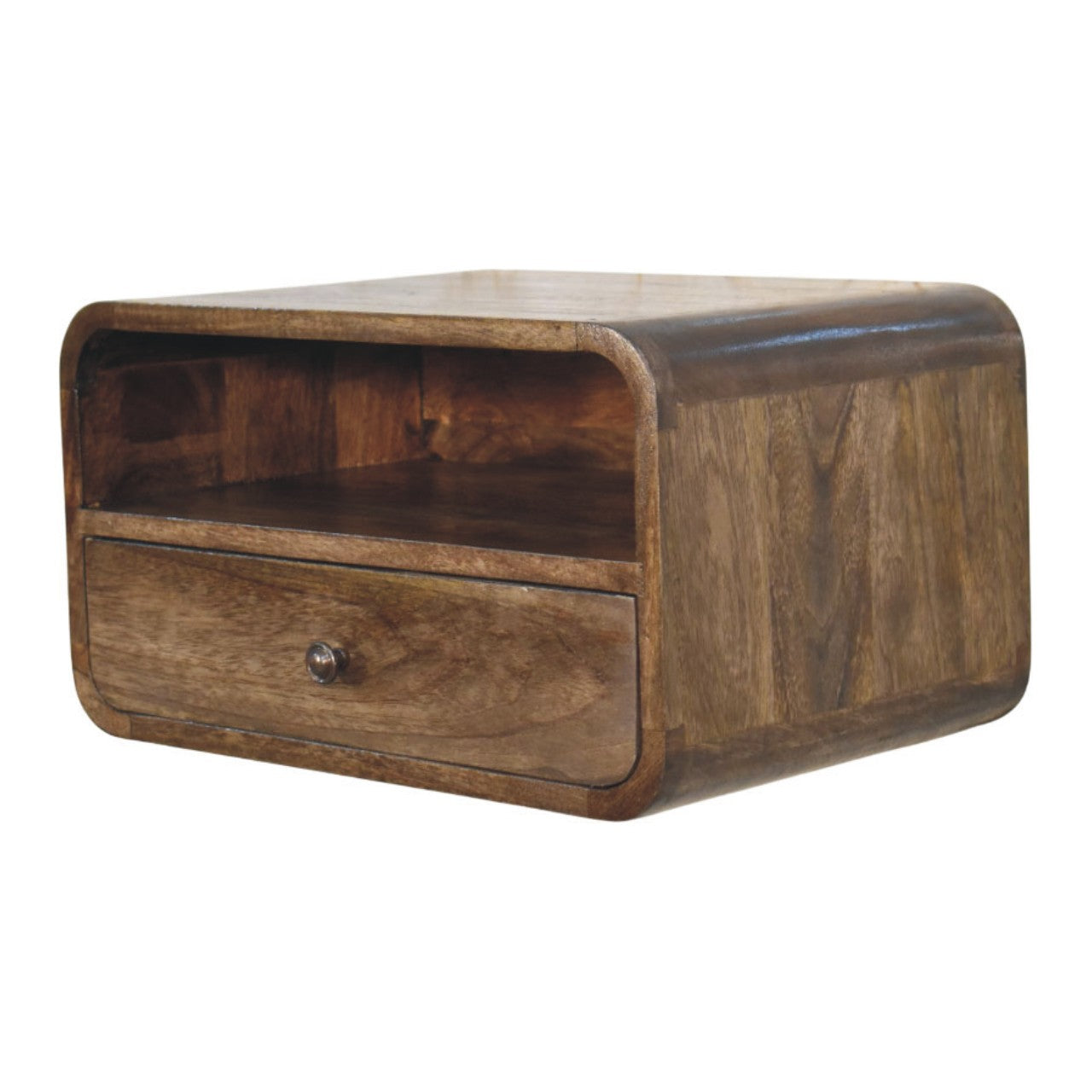 Wall-Mount Open Slot Bedside Table