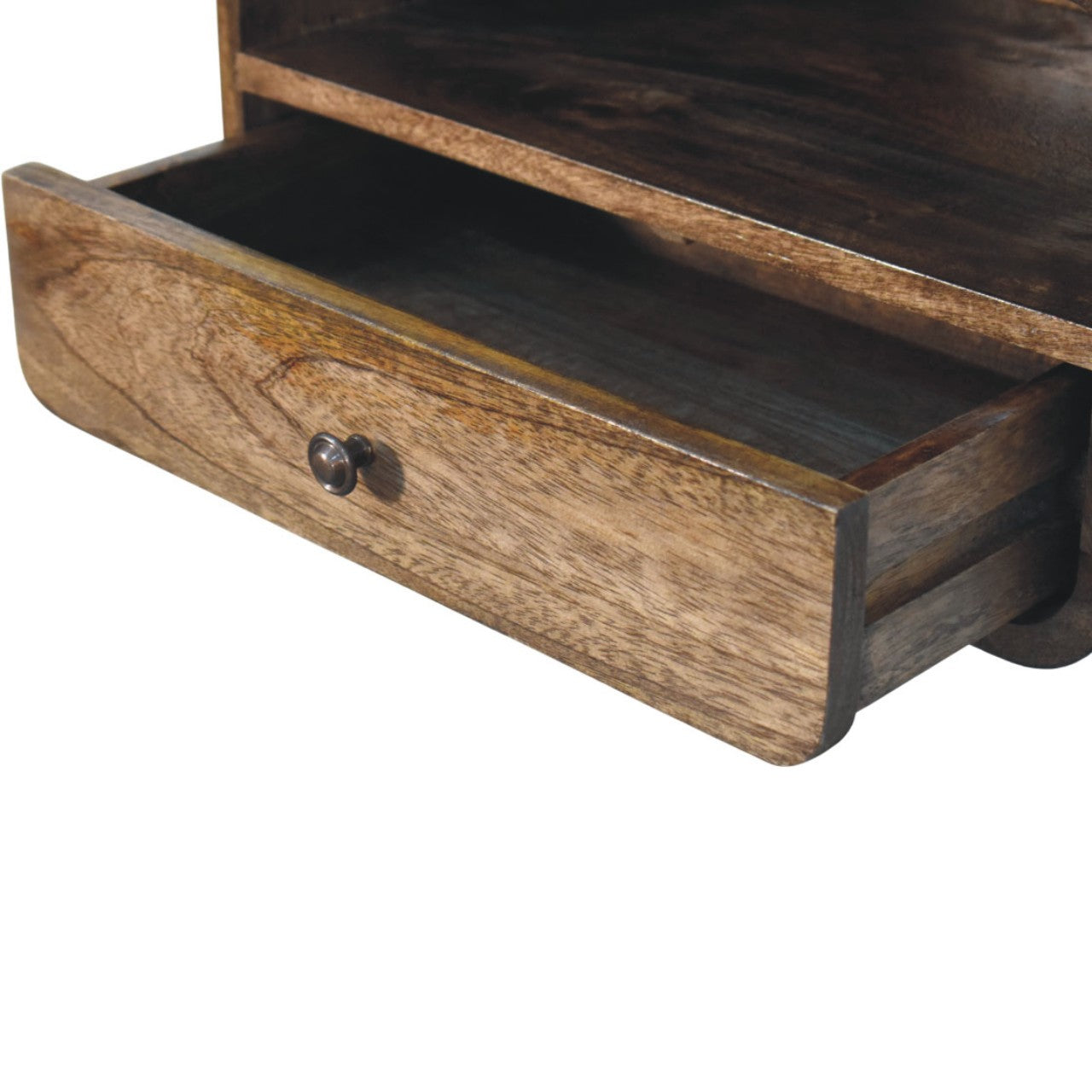 Wall-Mount Open Slot Bedside Table