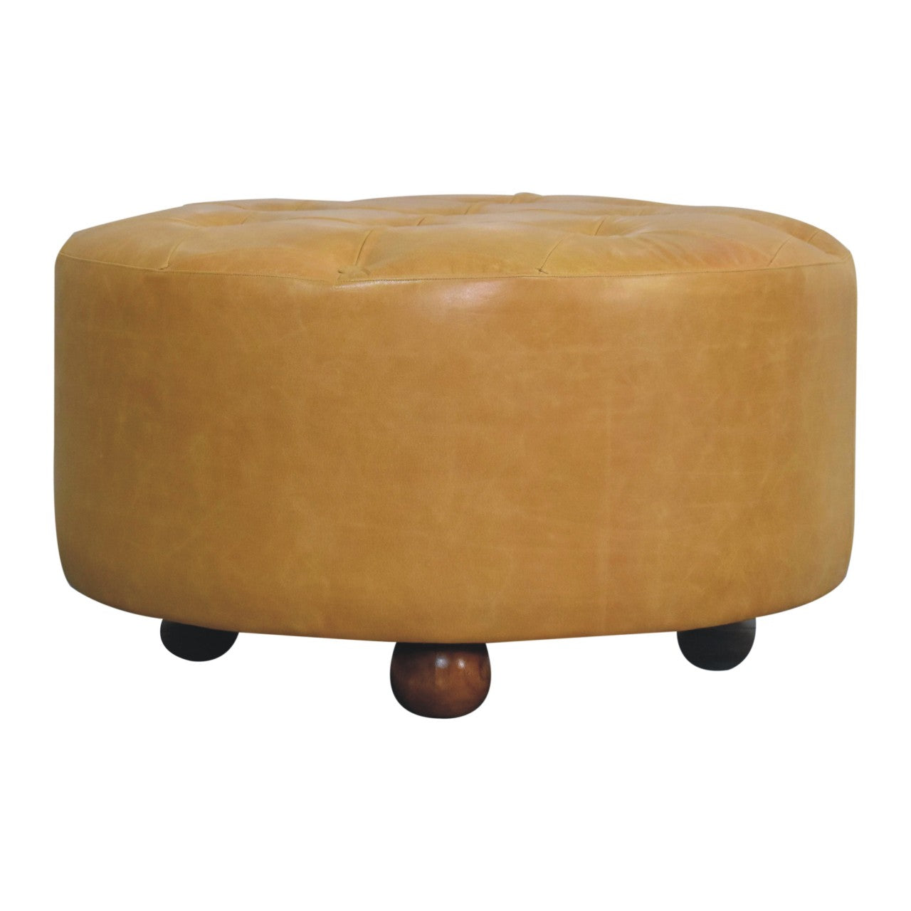 Amber Oak Leather Coffee Table