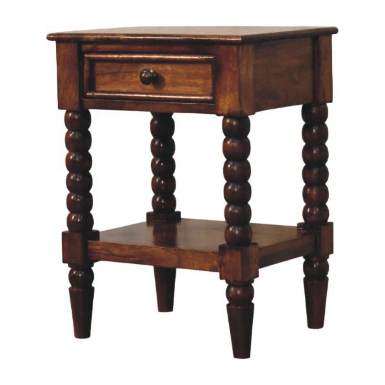 Spindle One Drawer Side Table