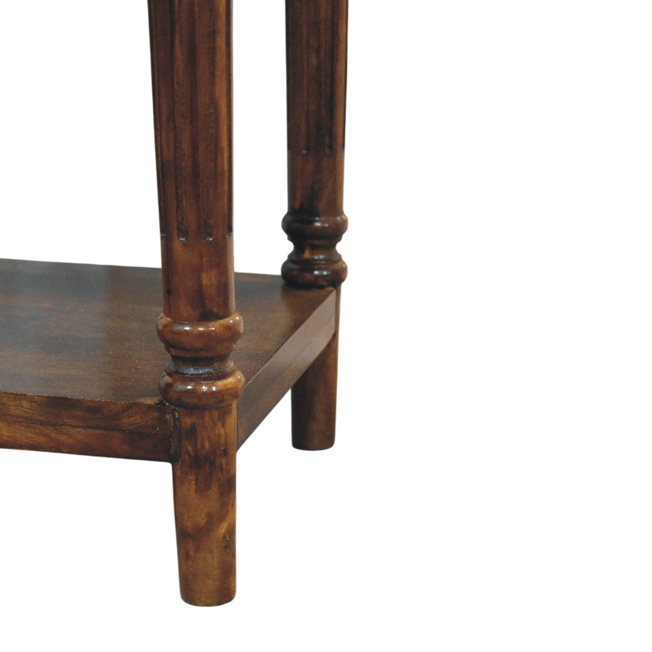 Tall Turned Leg Side Table