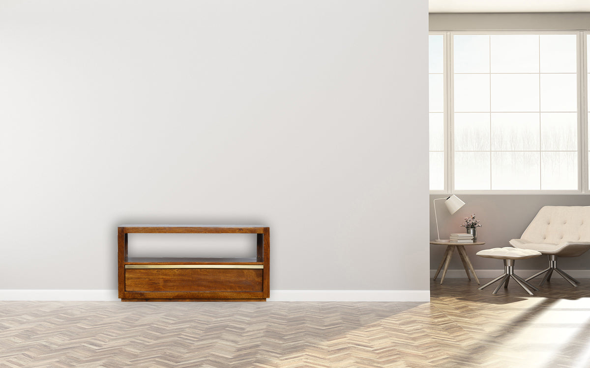 Gold Bar Chestnut TV Unit