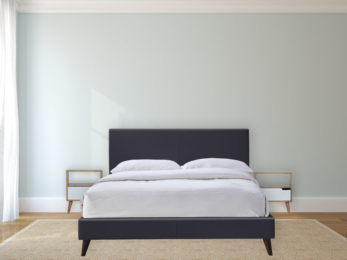 Open Slot White Painted Bedside
