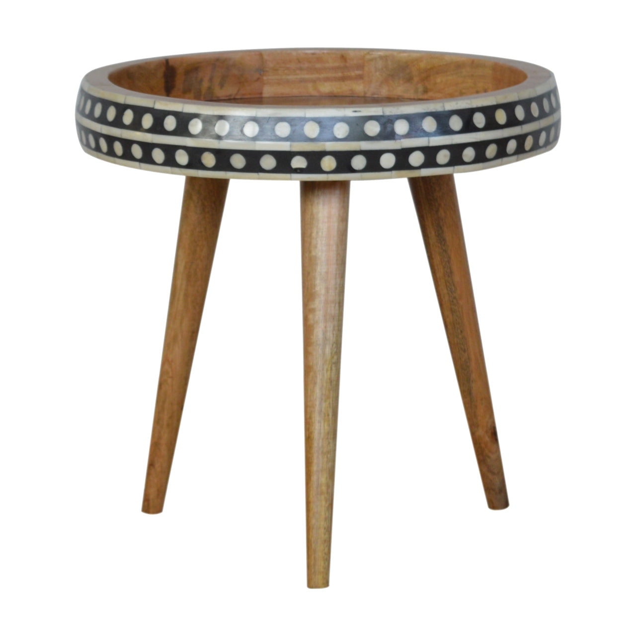 Small Dotted End Table Accent Piece
