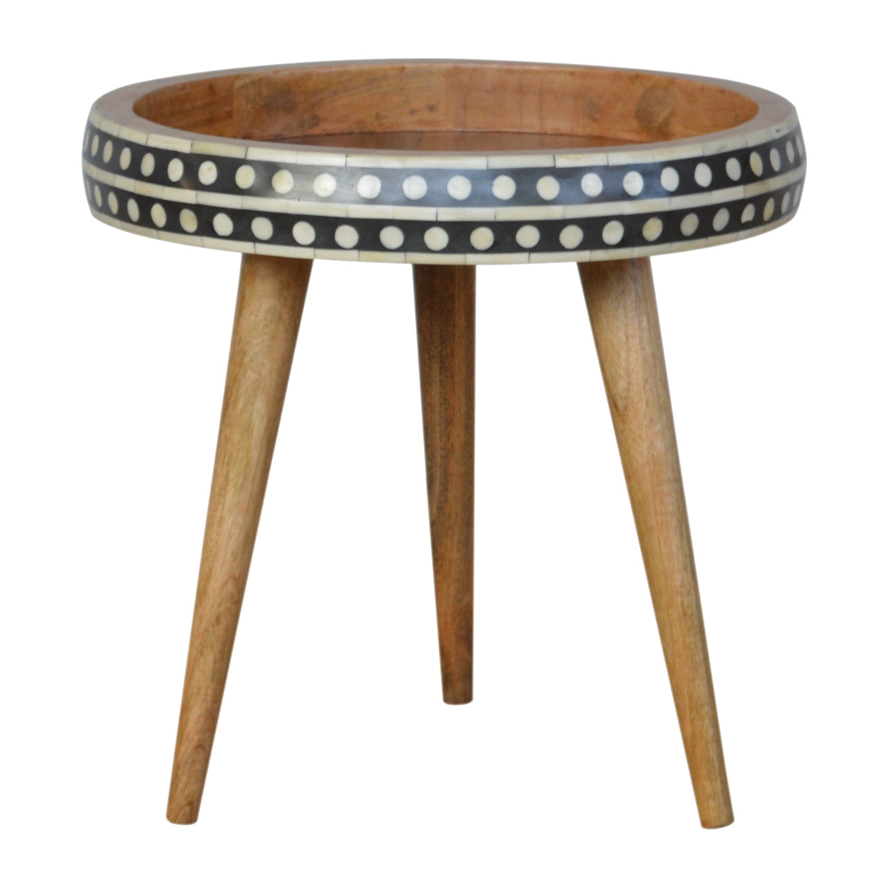 Small Dotted End Table Accent Piece