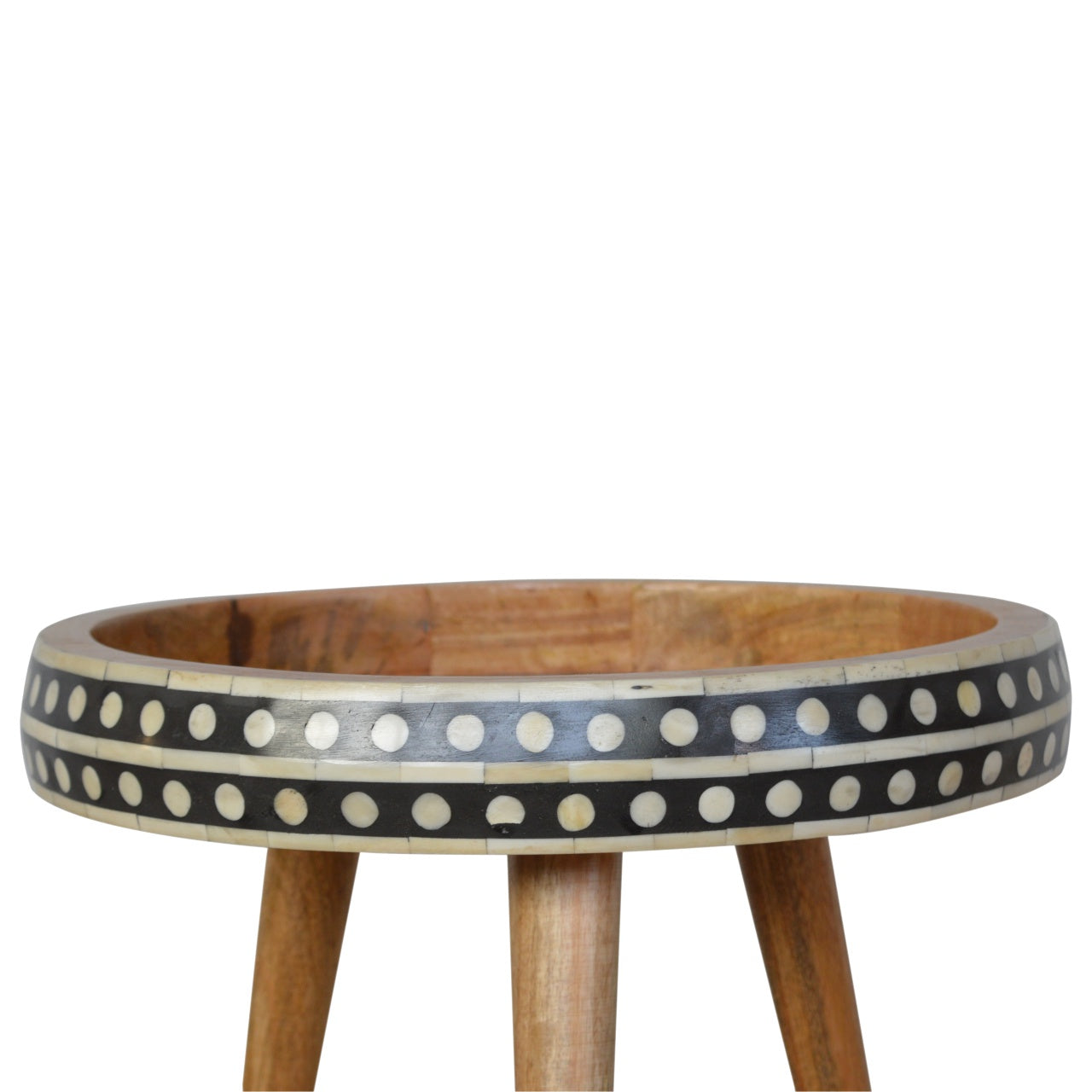Small Dotted End Table Accent Piece