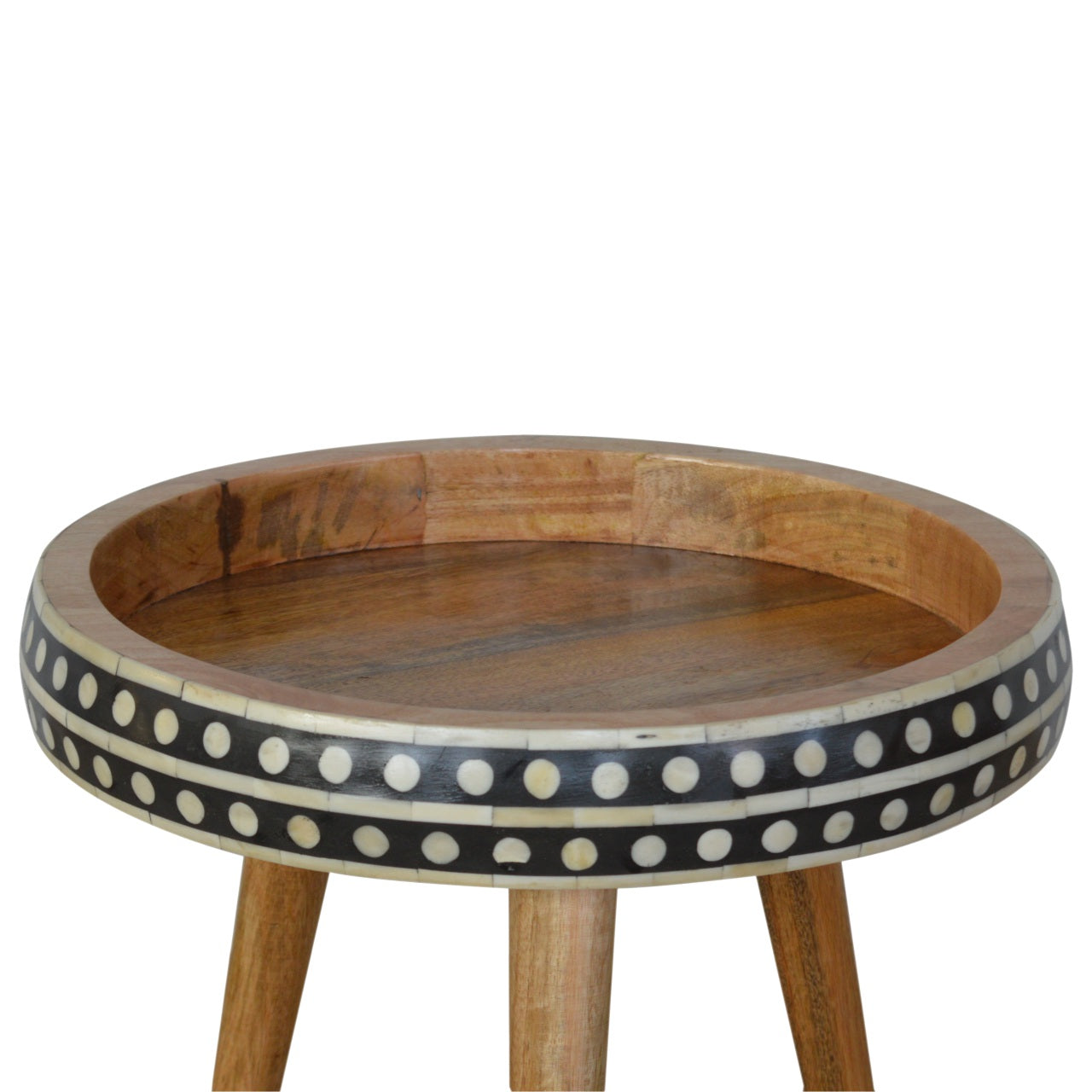 Small Dotted End Table Accent Piece