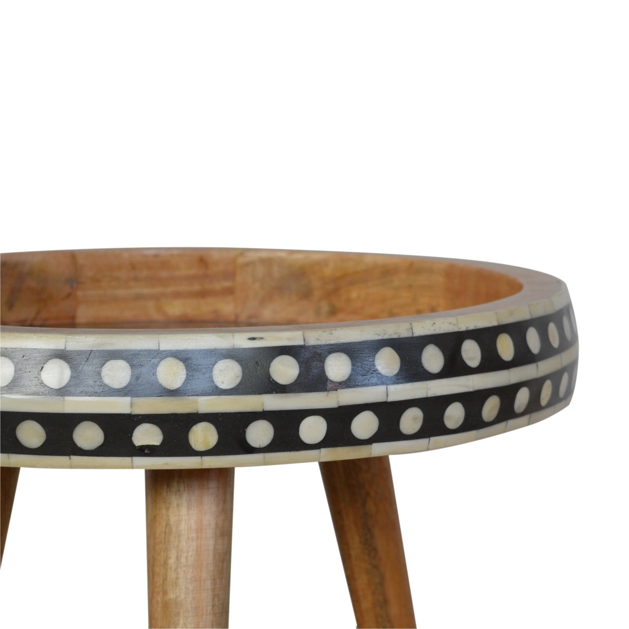 Small Dotted End Table Accent Piece