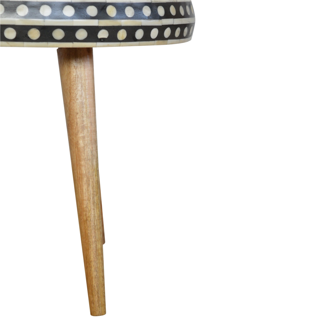 Small Dotted End Table Accent Piece