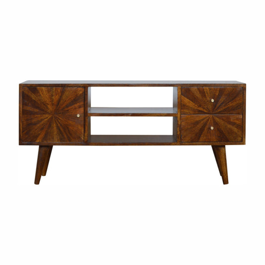 Chestnut Sunrise TV Stand Chest of Drawers