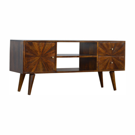 Chestnut Sunrise TV Stand Chest of Drawers