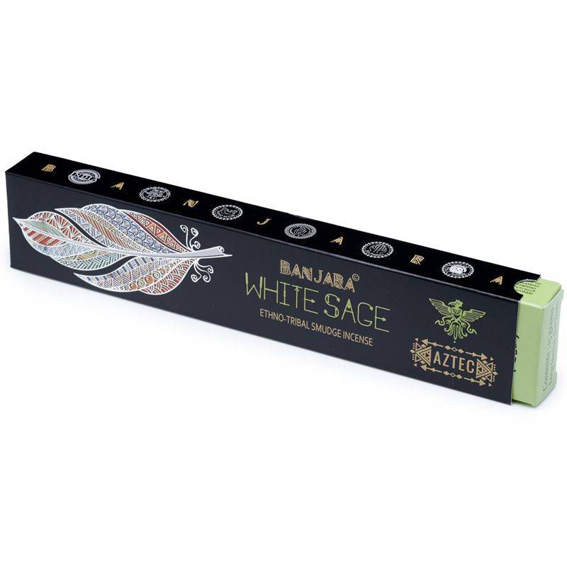White Sage - Banjara Ethno-Tribal Smudge Incense Sticks
