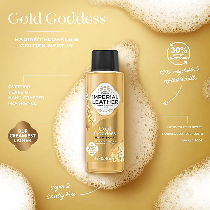 Imperial Leather Gold Goddess Body Wash Luxurious Fragrance & Soft Skin for All Skin Types 250 ml/8.45 oz