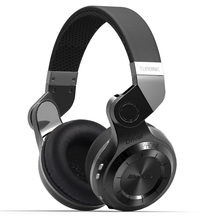 Bluedio T2 Turbine Wireless Bluetooth 4.1 Stereo Headphones Headset with Mic, For iPhone, Samsung, Huawei, Xiaomi, HTC and Other Smartphones, All Audio Devices(Black)