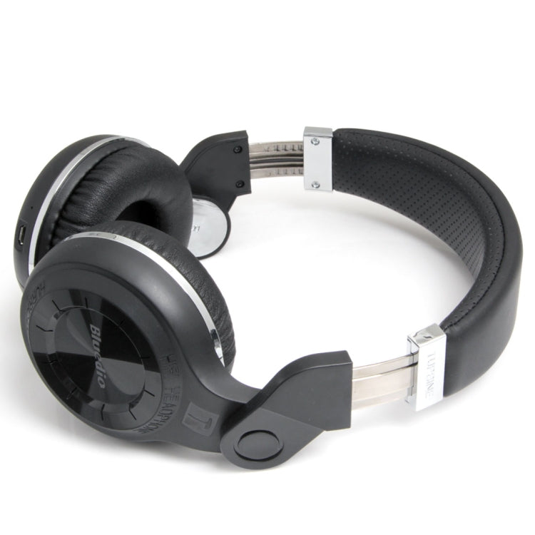 Bluedio T2 Turbine Wireless Bluetooth 4.1 Stereo Headphones Headset with Mic, For iPhone, Samsung, Huawei, Xiaomi, HTC and Other Smartphones, All Audio Devices(Black)