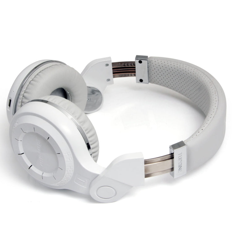 Bluedio T2 Turbine Wireless Bluetooth 4.1 Stereo Headphones Headset with Mic, For iPhone, Samsung, Huawei, Xiaomi, HTC and Other Smartphones, All Audio Devices(White)