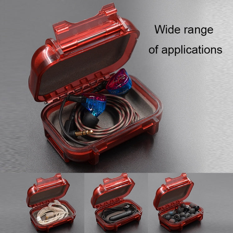 KZ ABS Resin Waterproof and Shockproof Sleeve Portable Earphone Storage Box(Black)