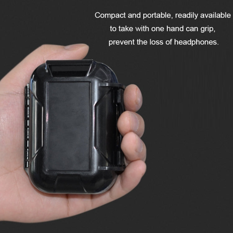 KZ ABS Resin Waterproof and Shockproof Sleeve Portable Earphone Storage Box(Black)