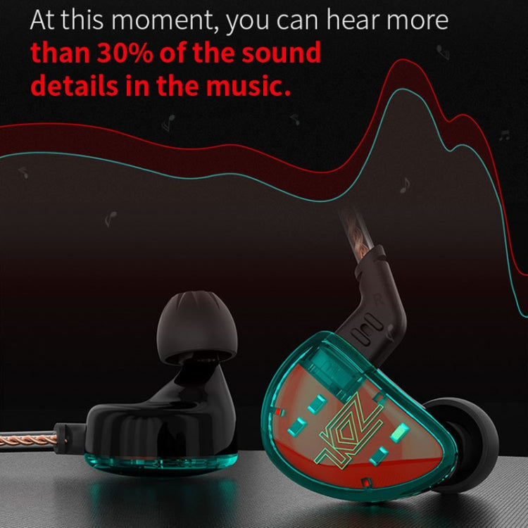 KZ AS10 Ten Unit Moving Iron In-ear HiFi Earphone with Microphone(Red)