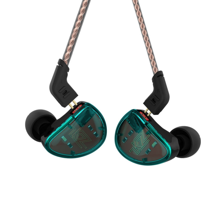 KZ AS10 Ten Unit Moving Iron In-ear HiFi Earphone without Microphone(Cyan)