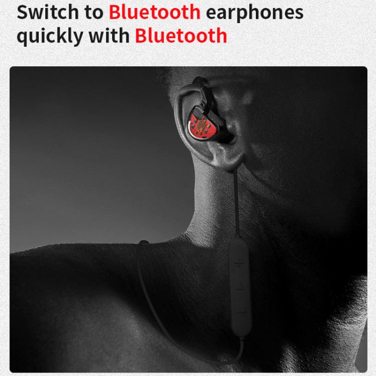 KZ AS10 Ten Unit Moving Iron In-ear HiFi Earphone without Microphone(Red)