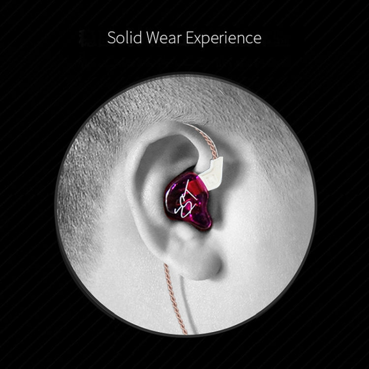 KZ ZST Circle Iron In-ear Mega Bass MP3 Dual Unit Earphone without Microphone (Colour)