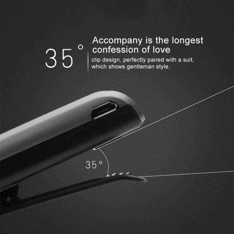 Fineblue F910 CSR4.1 Retractable Cable Caller Vibration Reminder Anti-theft Bluetooth Headset(Gold)