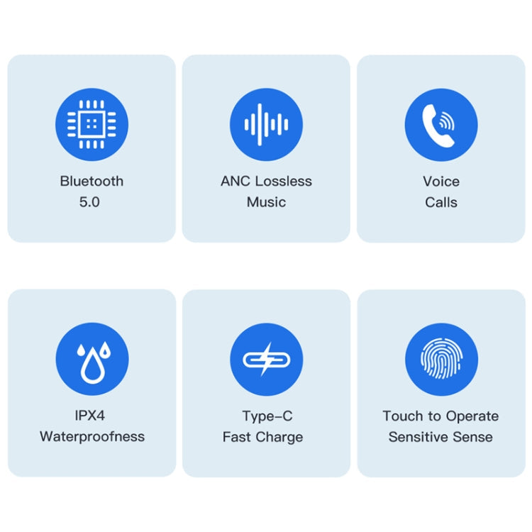 awei TA1 Bluetooth V5.0 Ture Wireless Sports ANC Noise Cancelling IPX4 Waterproof TWS Headset with Charging Case