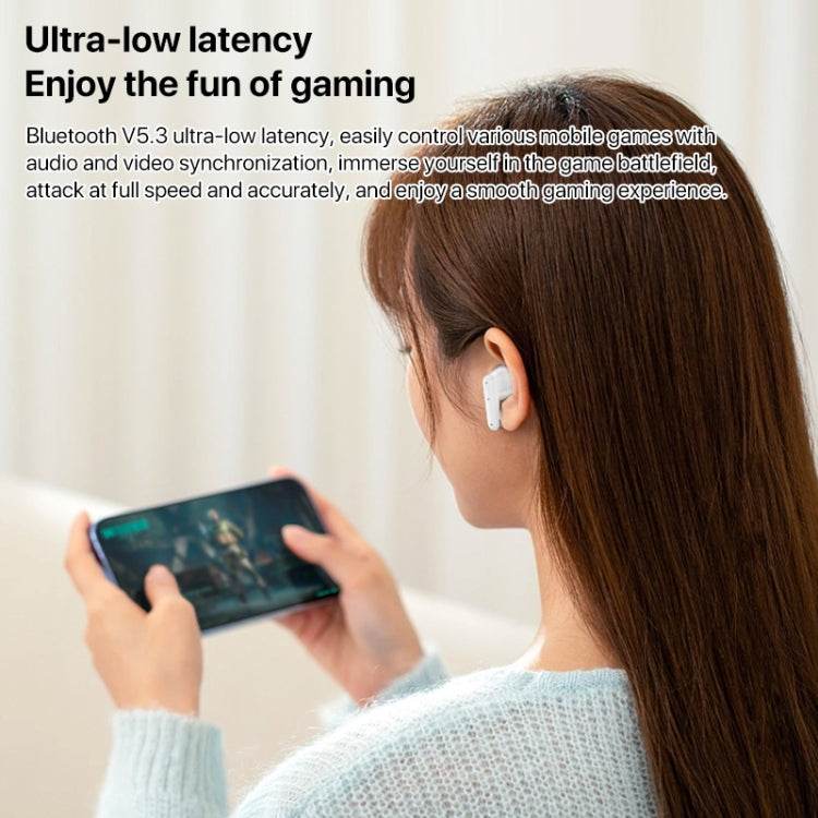 Yesido TWS28 ANC+ENC Dual Noise Reduction Smart TWS Wireless Bluetooth Earphone (White)