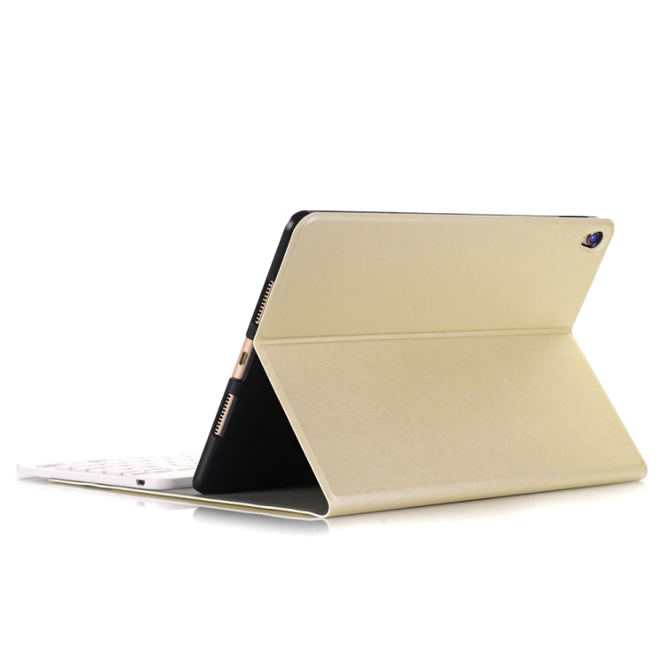 A09 Bluetooth 3.0 Ultra-thin ABS Detachable Bluetooth Keyboard Leather Tablet Case for iPad Air / Pro 10.5 inch (2019), with Holder