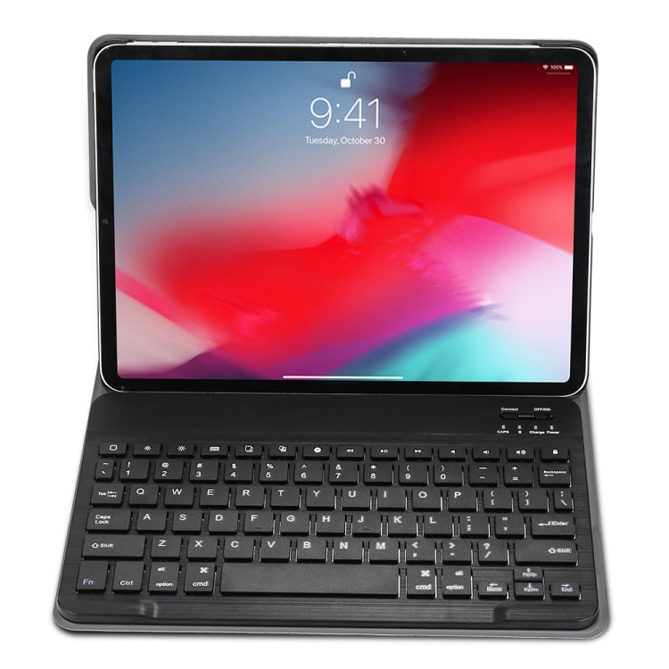 A11 Bluetooth 3.0 Ultra-thin ABS Detachable Bluetooth Keyboard Leather Tablet Case for iPad Air 4 / Air 5 / Pro 11 inch 2022 / 2021 / 2020 / 2018, with Holder, For iPad Air 4 / Air 5 / Pro 11 inch 2022 / 2021 / 2020 / 2018