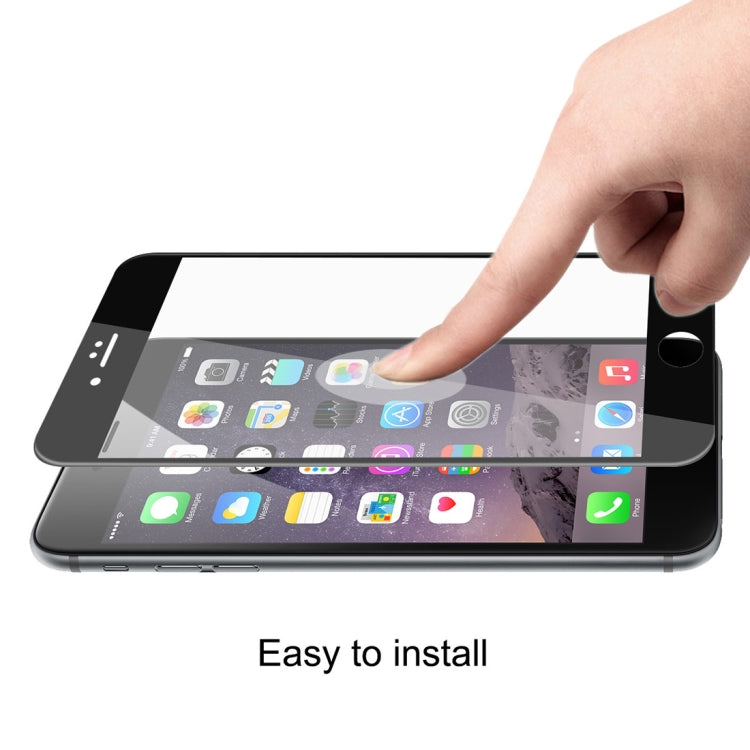 ENKAY Hat-Prince 0.26mm 9H Surface Hardness 6D Curved Edge Full Screen Tempered Glass Film for iPhone 6 & 6s(Black)