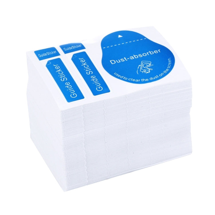 200 PCS Dust-absorber LCD Guide Sticker Dedust for Screen Glass