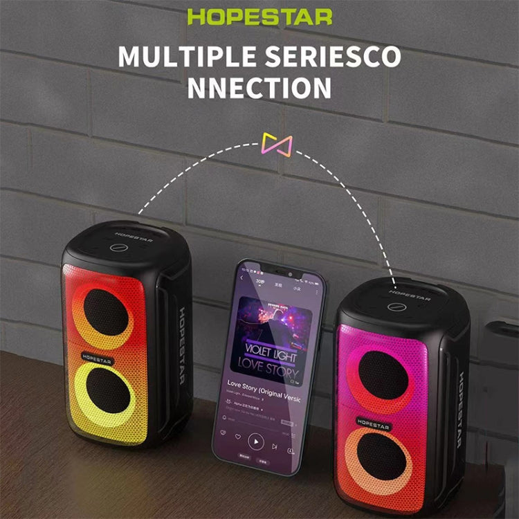 HOPESTAR Party 110 Mini Colorful Lights Wireless Bluetooth Speaker, Party 110 Mini (Black), Party 110 Mini (Grey), Party 110 Mini (Blue)