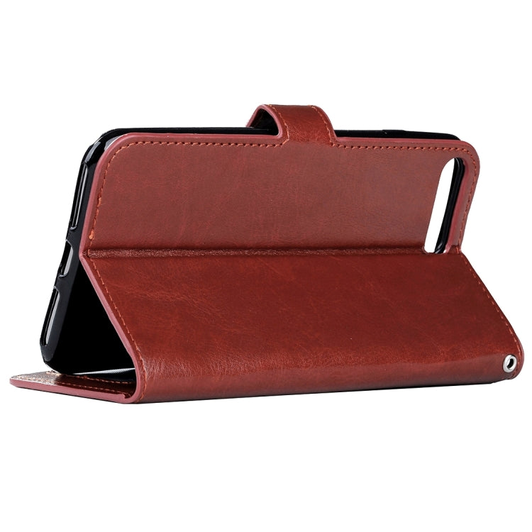 For  iPhone 8 & 7  Crazy Horse Texture Horizontal Flip Leather Case with Magnetic Buckle & Holder & Card Slots & Wallet & Photo Frame, For 8 & 7