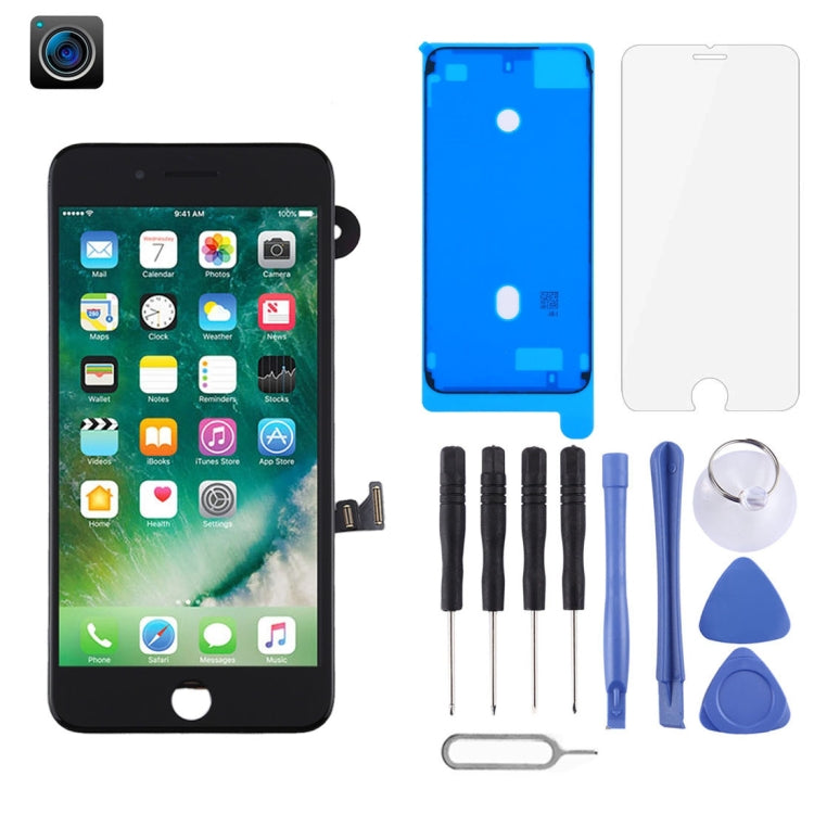 LCD Screen include Front Camera for iPhone 7 Plus, i7 Plus White with Camera, i7 Plus Black with Camera