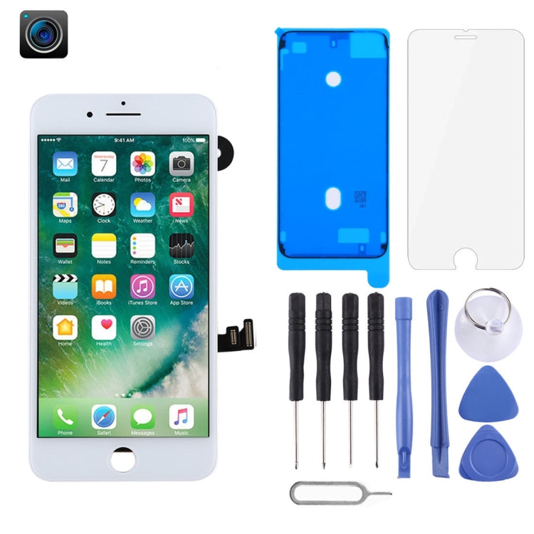 LCD Screen include Front Camera for iPhone 7 Plus, i7 Plus White with Camera, i7 Plus Black with Camera