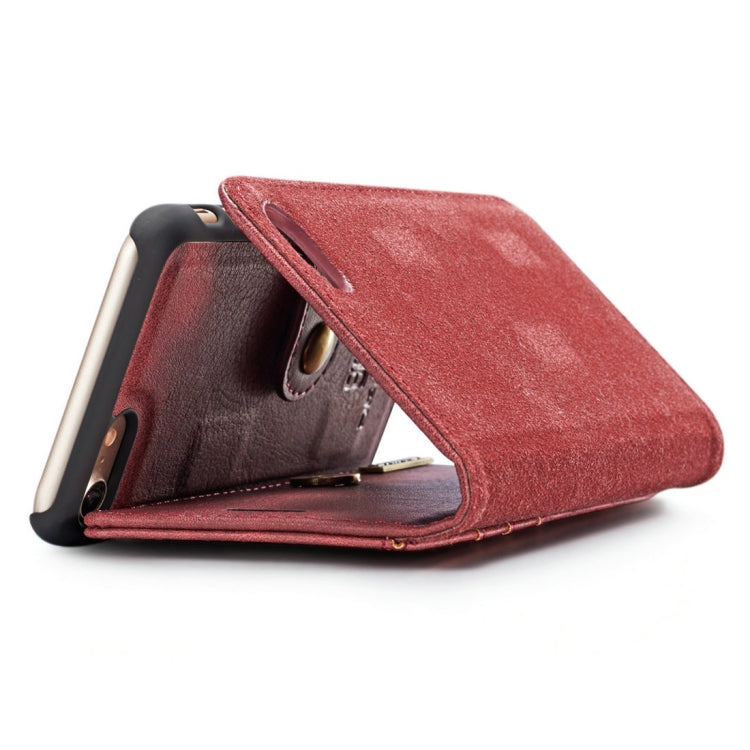 DG.MING for iPhone 8 & 7  Crazy Horse Texture Horizontal Flip Detachable Magnetic Protective Case with Holder & Card Slots & Wallet, iPhone 8 & 7