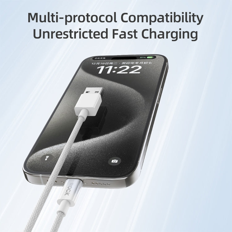 ROCK Z20 1m 6A USB to USB-C / Type-C Fast Charging Data Cable