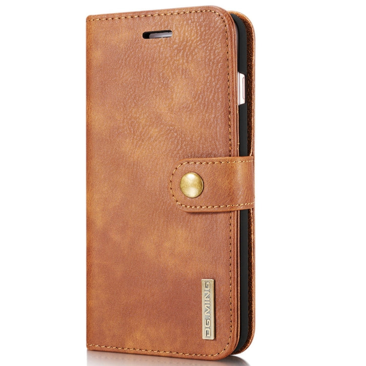 DG.MING for iPhone 8 Plus & iPhone 7 Plus Crazy Horse Texture Horizontal Flip Detachable Magnetic Protective Case with Holder & Card Slots & Wallet, iPhone 8P & 7P