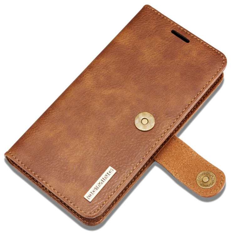 DG.MING for iPhone 8 Plus & iPhone 7 Plus Crazy Horse Texture Horizontal Flip Detachable Magnetic Protective Case with Holder & Card Slots & Wallet, iPhone 8P & 7P