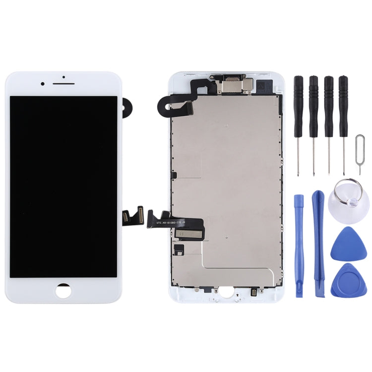LCD Screen include Front Camera for iPhone 8 Plus, i8 Plus White with Camera, i8 Plus Black with Camera