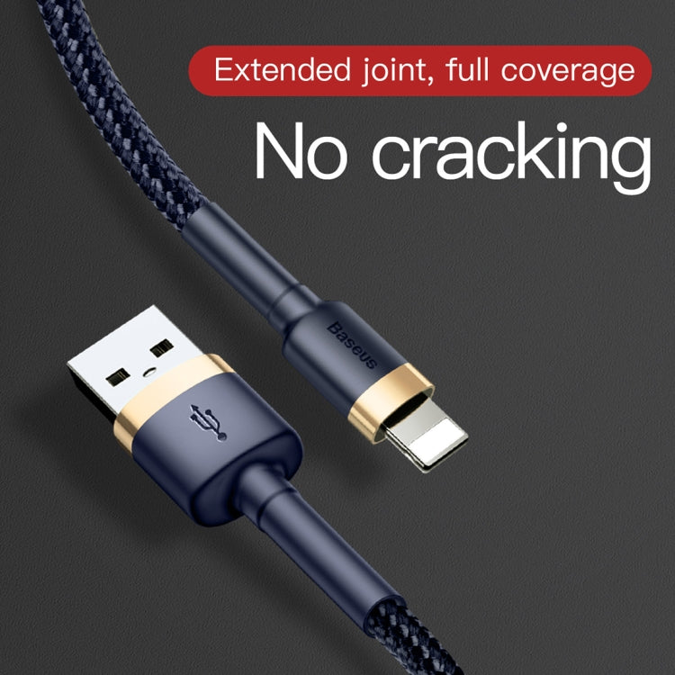 Baseus 2.4A 1m USB to 8 Pin High Density Nylon Weave USB Cable for iPhone, iPad, 1m