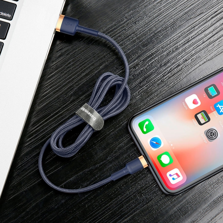 Baseus 2.4A 1m USB to 8 Pin High Density Nylon Weave USB Cable for iPhone, iPad, 1m