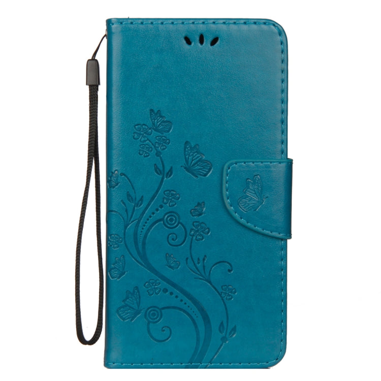 For iPhone XR Embossed Butterfly Pattern Horizontal Flip Leather Case with Card Slot & Holder & Wallet & Lanyard, For XR
