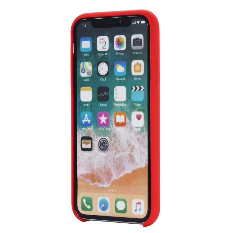 For iPhone XS Max Four Corners Full Coverage Liquid Silicone Protective Case Back Cover, For XS Max, For XS Plus, XS Max