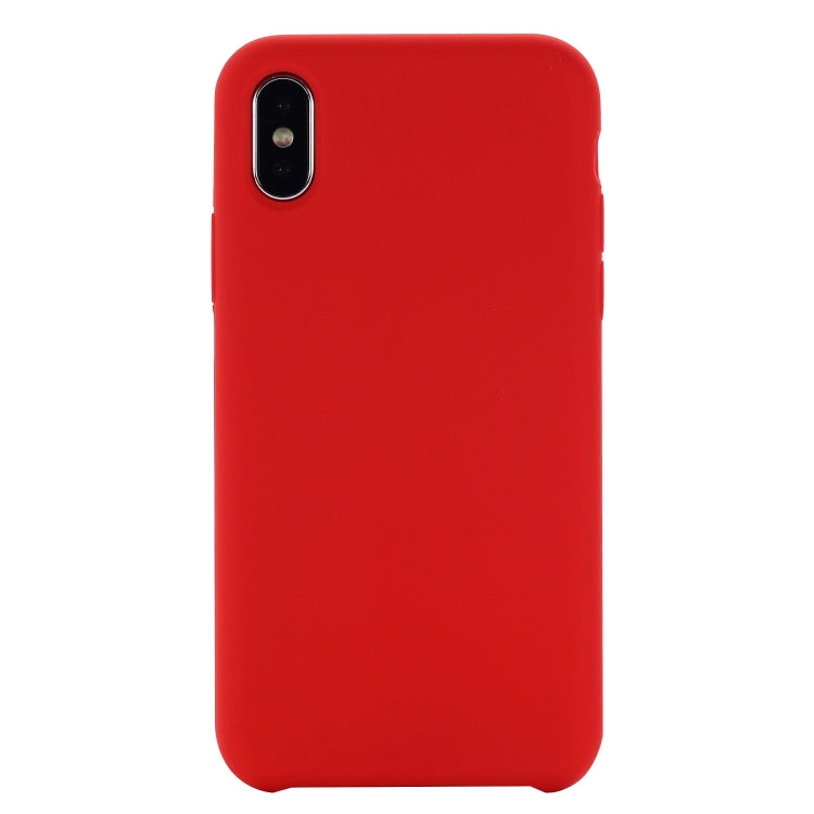 For iPhone XS Max Four Corners Full Coverage Liquid Silicone Protective Case Back Cover, For XS Max, For XS Plus, XS Max