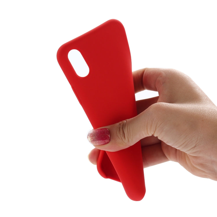 For iPhone XS Max Four Corners Full Coverage Liquid Silicone Protective Case Back Cover, For XS Max, For XS Plus, XS Max