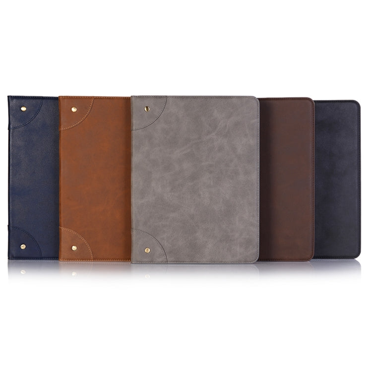 Retro Book Style Horizontal Flip PU Leather Case for iPad Air 13 2025 / 2024 / iPad Pro 12.9 inch (2018), with Holder & Card Slots & Wallet, For iPad Air 13 2025 / 2024 / iPad Pro 12.9 inch (2018)