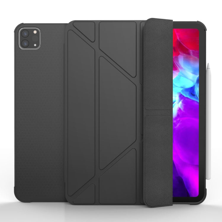 Multi-folding TPU Leather Tablet Case for iPad Pro 11 2022 / 2021 / 2020 / 2018, For iPad Pro 11 2022 / 2021 / 2020 / 2018, For iPad Pro 11 2022 / 2021 / 2020 / 2022, For iPad Pro 11 2022 / 2021 / 2020 / 2020, For iPad Pro 11 2022 / 2021 / 2020 / 2019
